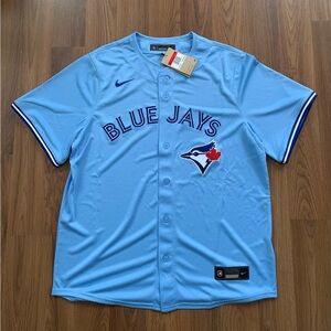 Men's Toronto Blue Jays Nike Powder Blue Alternate MLB Team Jersey - Size LARGE